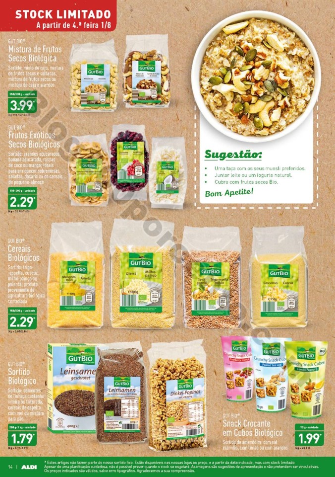 Antevisão Folheto ALDI Promoções a partir de 1 