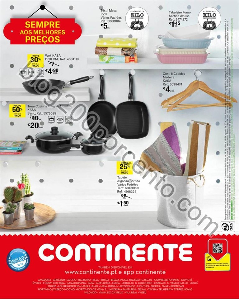 Antevisão Folheto CONTINENTE Kasa verão de 19 ju