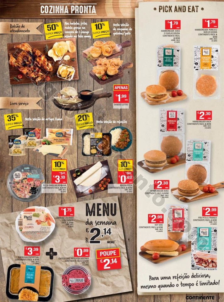 Antevisão Folheto CONTINENTE Promoções de 18 a 