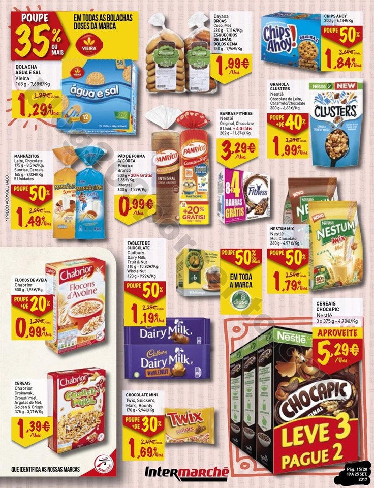 01 antevisão Folheto INTERMARCHÉ de 19 a 25 sete