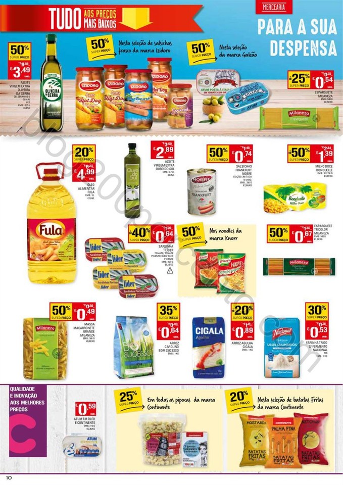 Antevisão Folheto CONTINENTE promoções de 14 a 