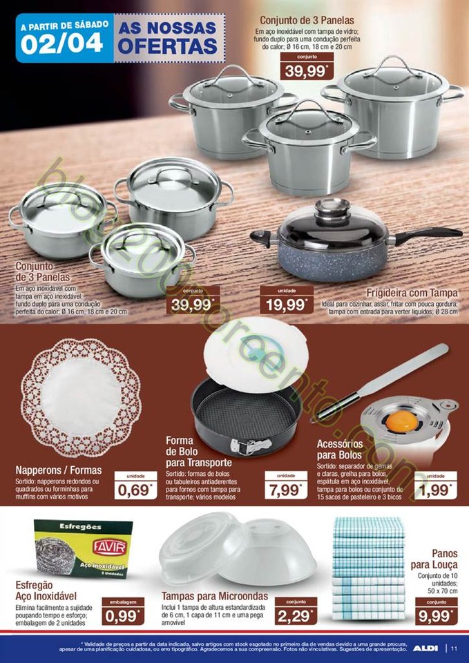 Antevisão Folheto ALDI promoções a partir de 30
