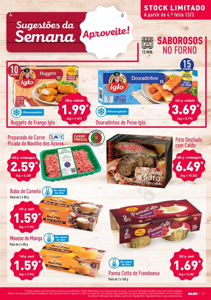 Antevisão Folheto ALDI Promoções a partir de 13