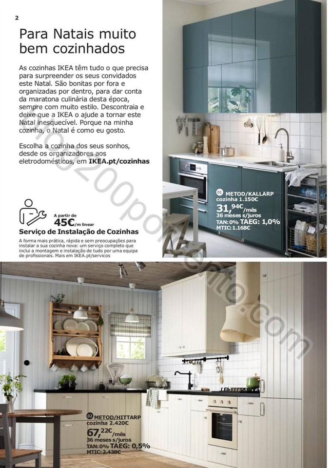 Antevisão Folheto IKEA Cozinhas Natal promoções