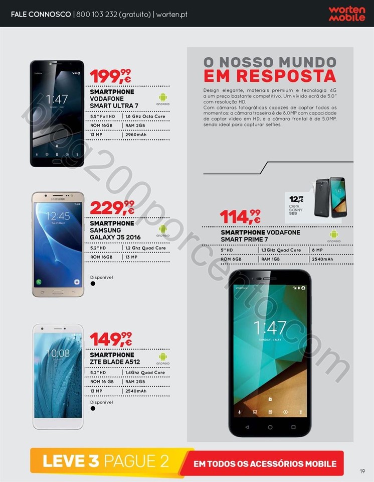 Novo Folheto WORTEN Mobile promoções até 10 mai