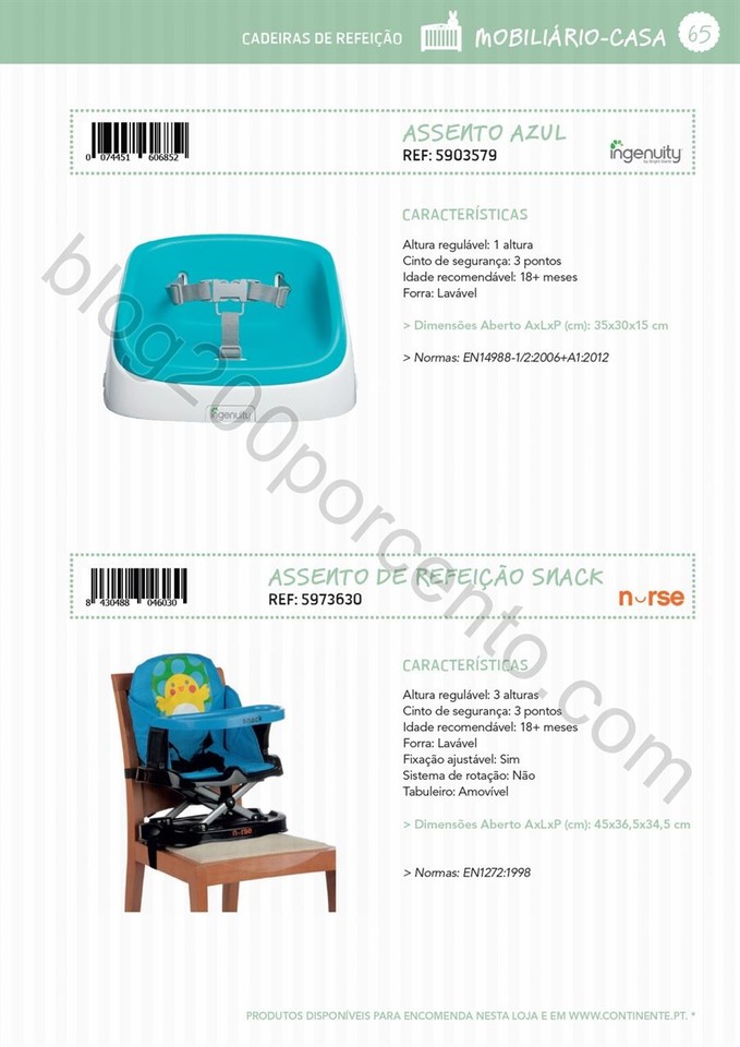 Catálogo técnico puericultura CONTINENTE Promoç