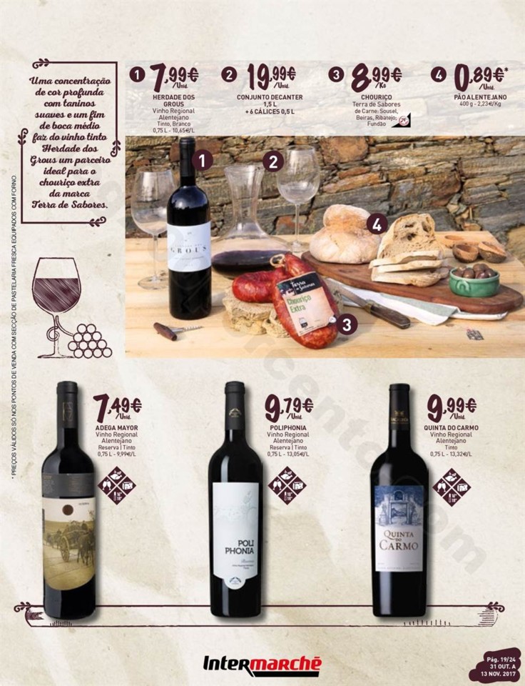 Antevisão Folheto INTERMARCHÉ Vinhos promoções