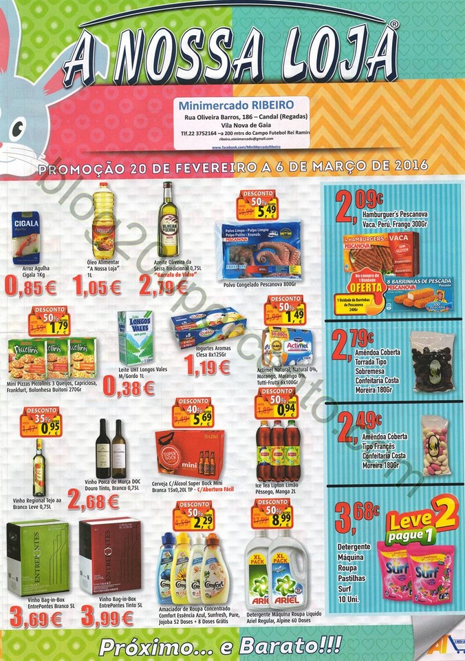 Antevisão Folheto A NOSSA LOJA Promoções de 20 