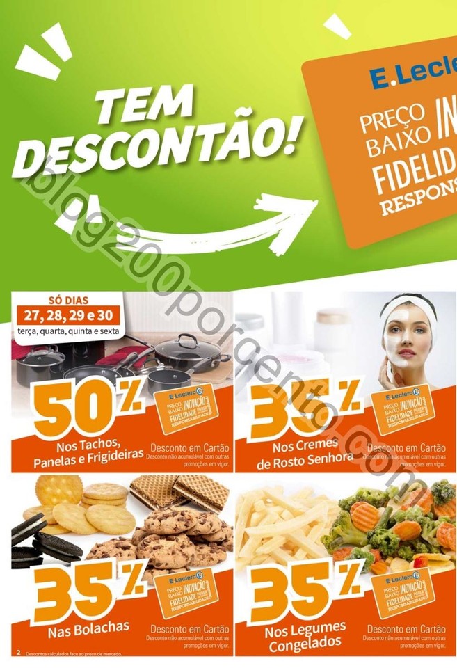 Antevisão Folheto E-LECLERC Promoções de 27 set