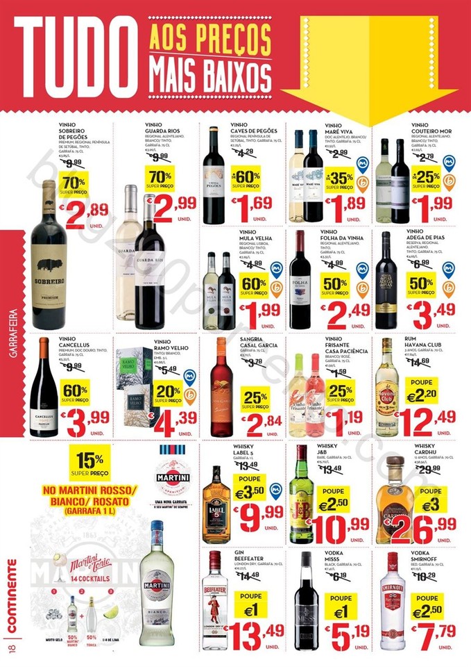 Antevisão folheto CONTINENTE Promoções de 18 a 