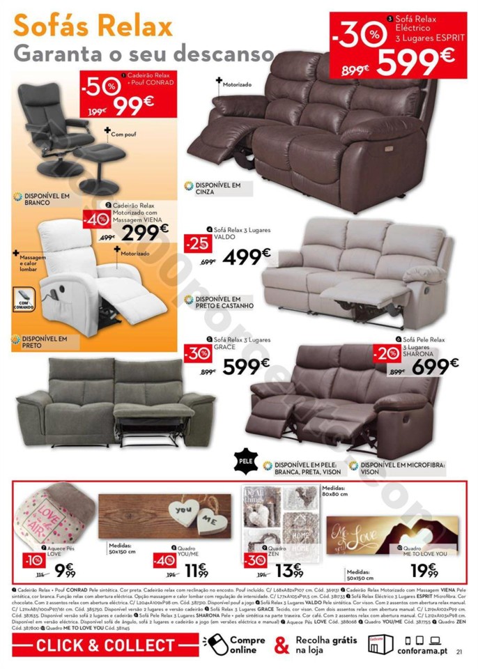 Antevisão Folheto CONFORAMA Promoções de 8 feve