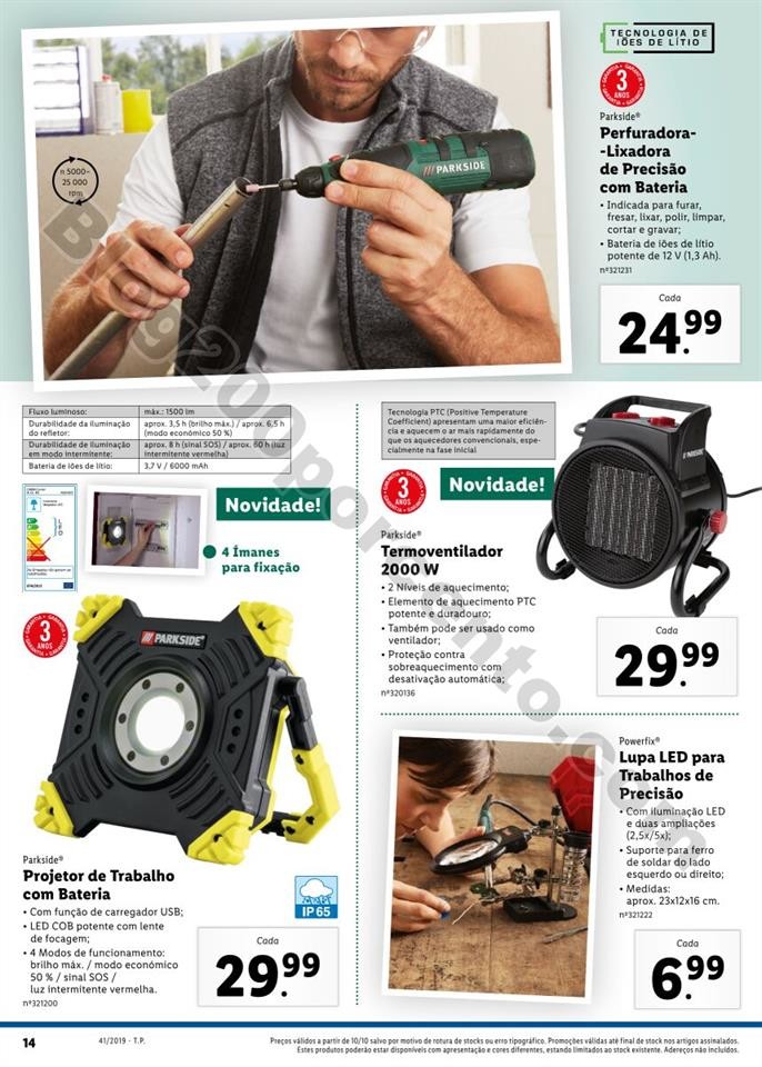 Antevisão Folheto LIDL Bazar Promoções 7 e 13 o