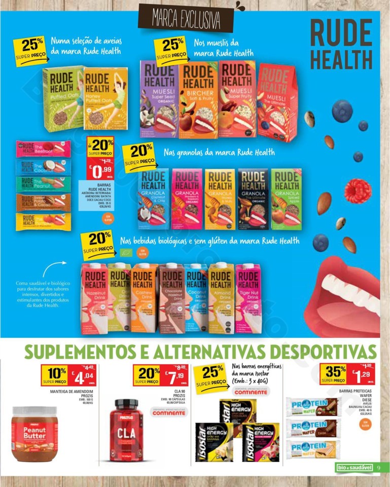 Antevisão Folheto CONTINENTE Bio &amp; Saudável prom