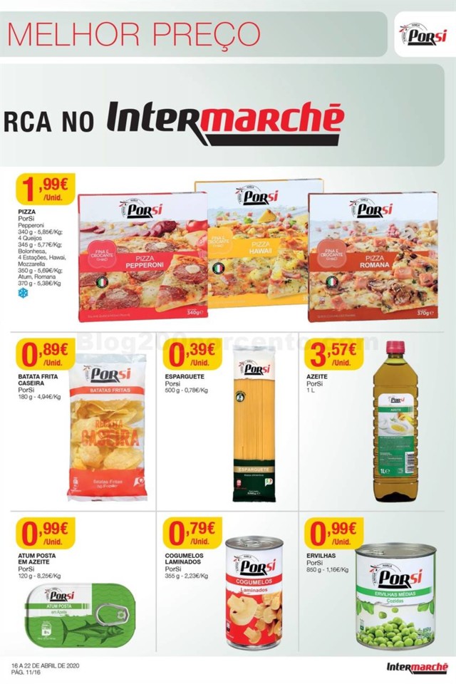 Antevisão Folheto INTERMARCHÉ Promoções de 16 