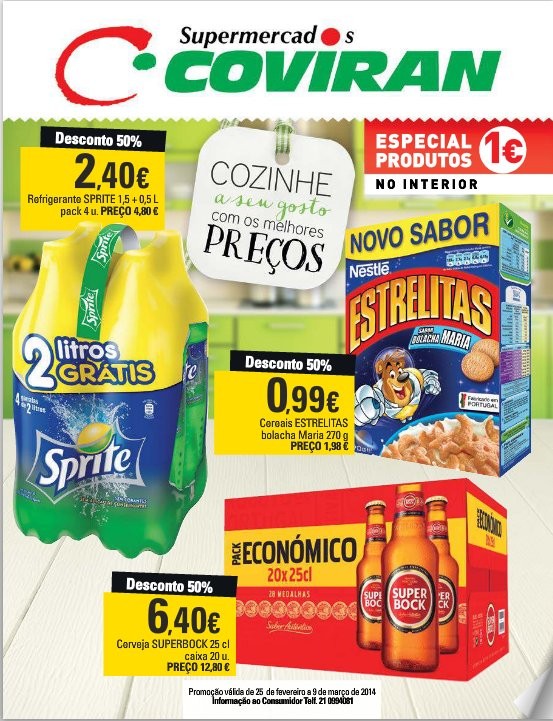 Antevisão folheto | COVIRAN | de 25 fevereiro a 9 março