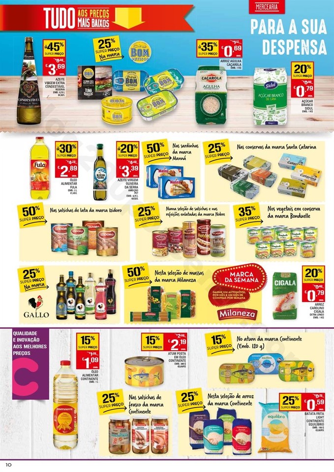 Antevisão Folheto CONTINENTE Promoções de 10 a 