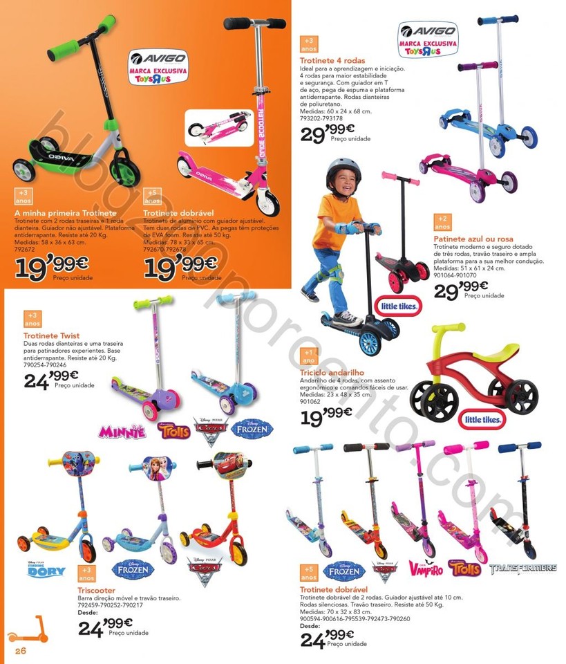 Antevisão Folheto TOYSRUS Ar Livre promoções de
