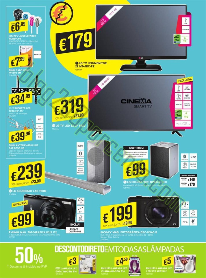 Antevisão Folheto RADIO POPULAR Low Cost promoç