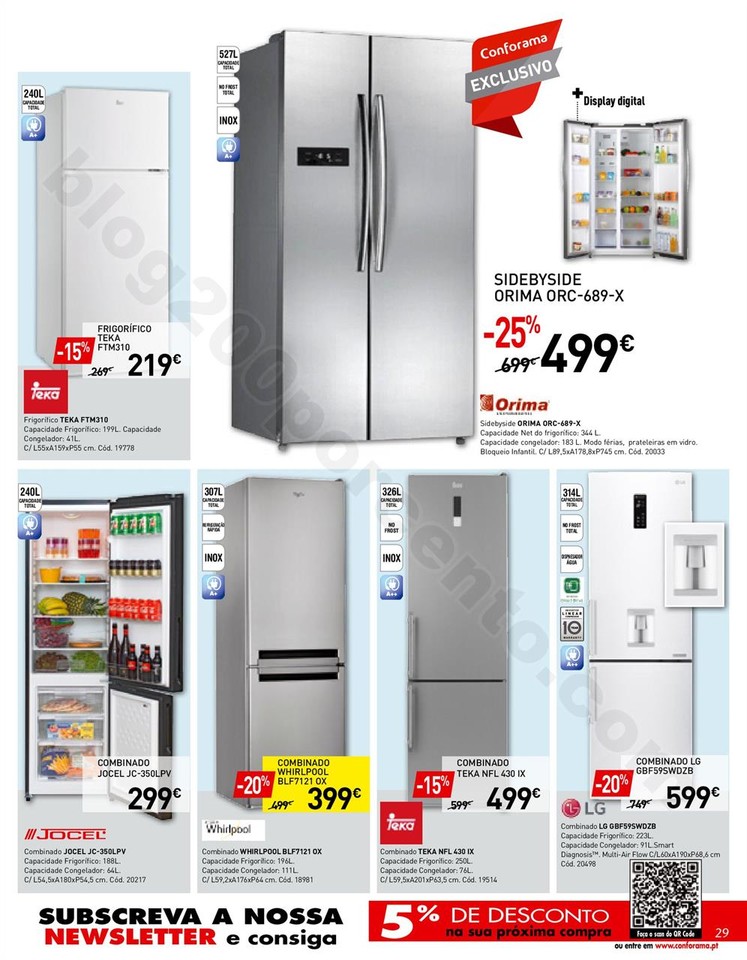 Antevisão Folheto CONFORAMA Promoções de 28 set