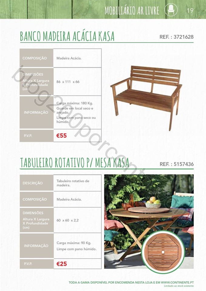 Novo Folheto CONTINENTE Ar Livre até 15 agosto p1