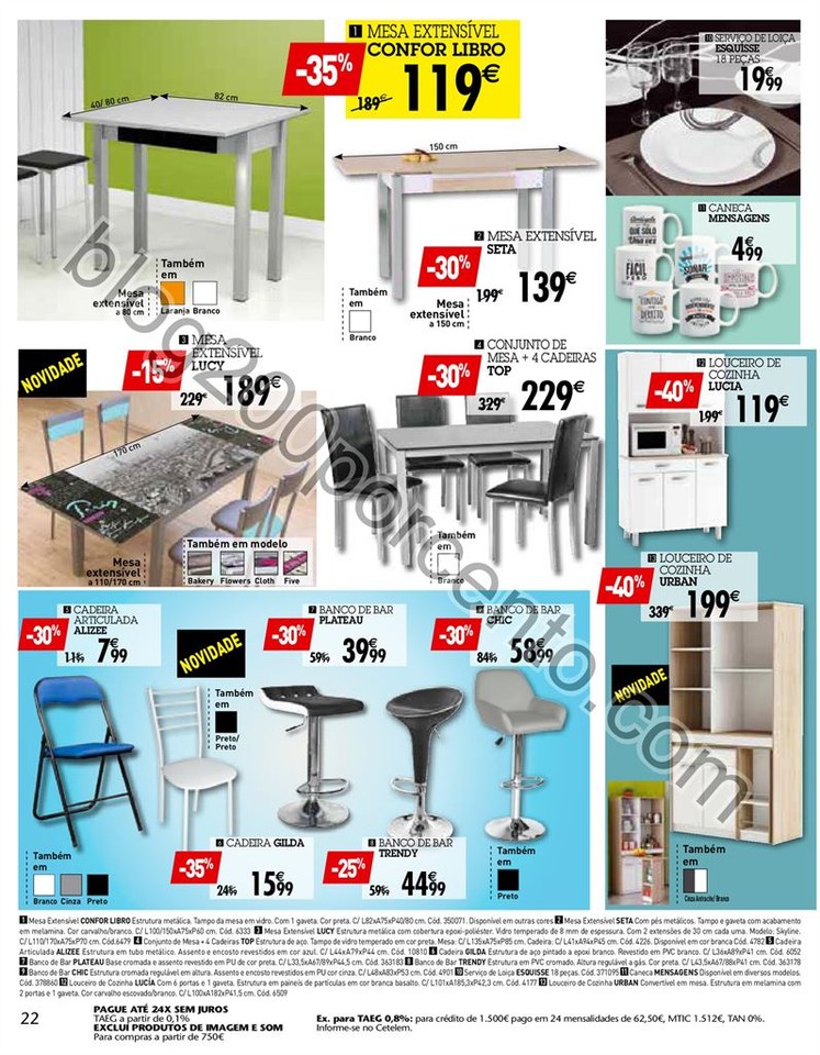 Antevisão Folheto CONFORAMA Promoções de 19 mai