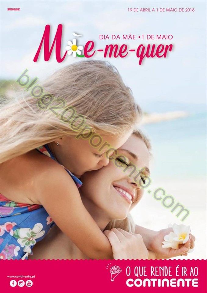Antevisão Folheto CONTINENTE Especial dia da Mãe