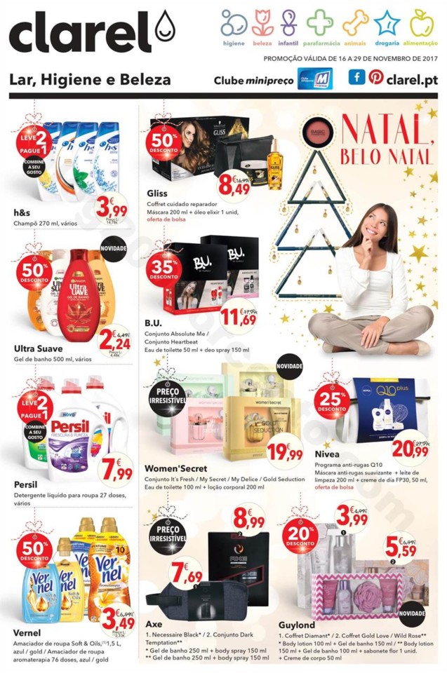 Antevisão Folheto CLAREL Promoções de 16 a 29 n