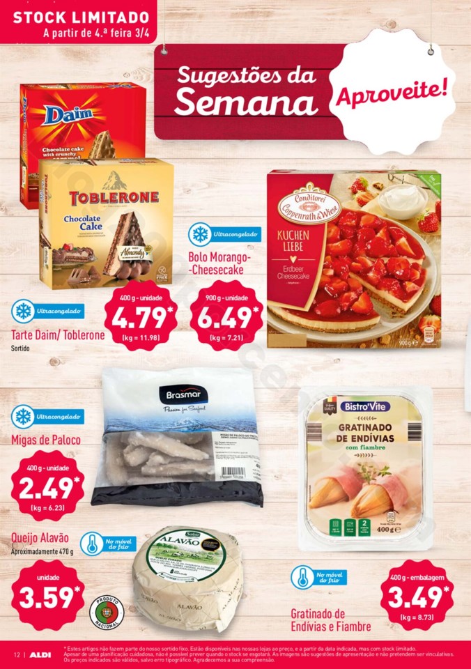 Antevisão Folheto ALDI Promoções a partir de 3 