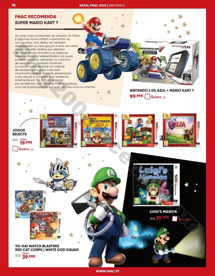 Antevisão Folheto FNAC Natal Kids Promoções de 