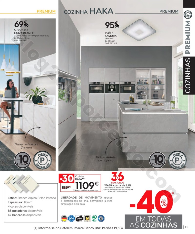 Antevisão Folheto CONFORAMA Cozinhas promoções 