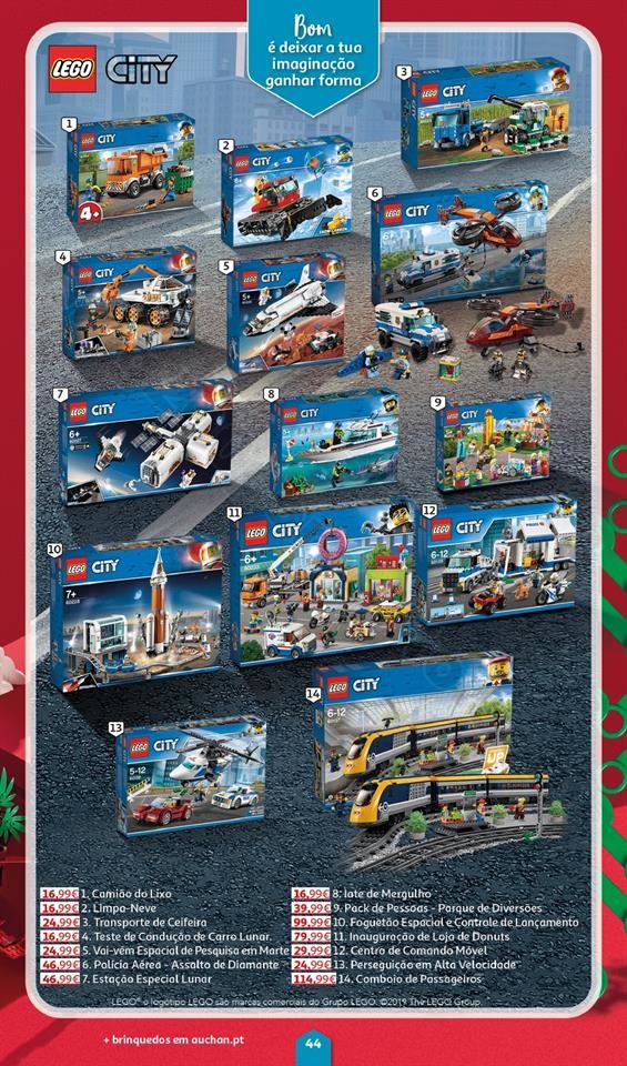 Folheto Brinquedos Natal AUCHAN Promoções de 8 n