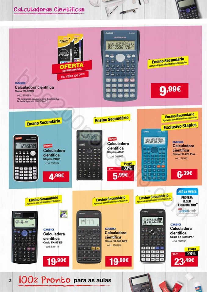 Antevisão Folheto STAPLES Promoções de 22 setem