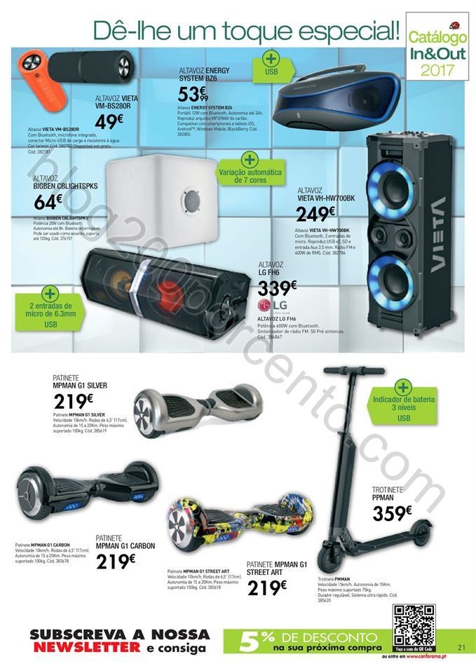 Antevisão Folheto CONFORAMA In&amp;Out de 6 abril a 2