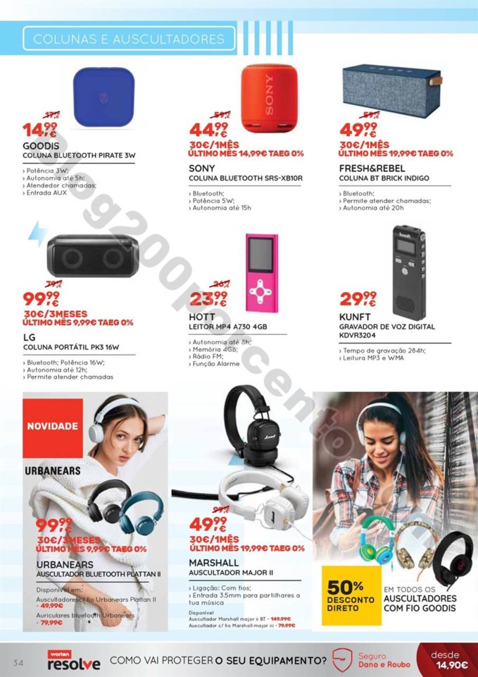 Antevisão Folheto WORTEN Regresso às aulas promo