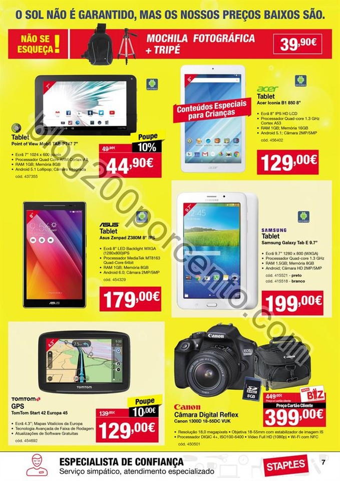 Antevisão Folheto STAPLES promoções de 28 julho