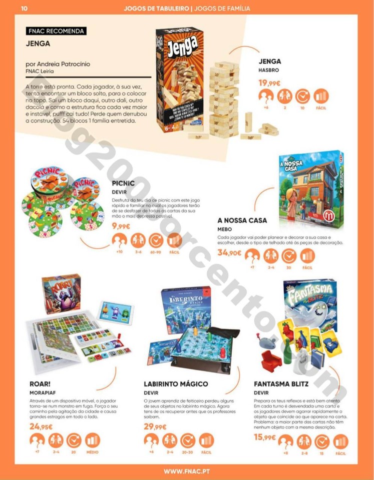 Antevisão Folheto FNAC Especial jogos tabuleiro p
