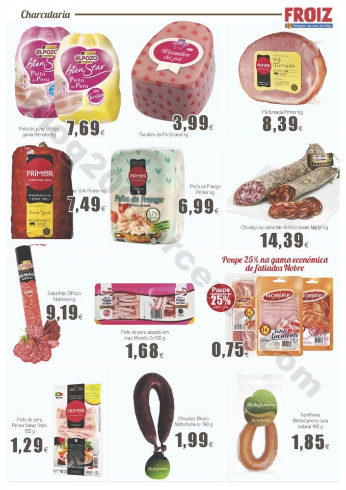Antevisão Folheto Froiz promoções de 5 a 25 abr