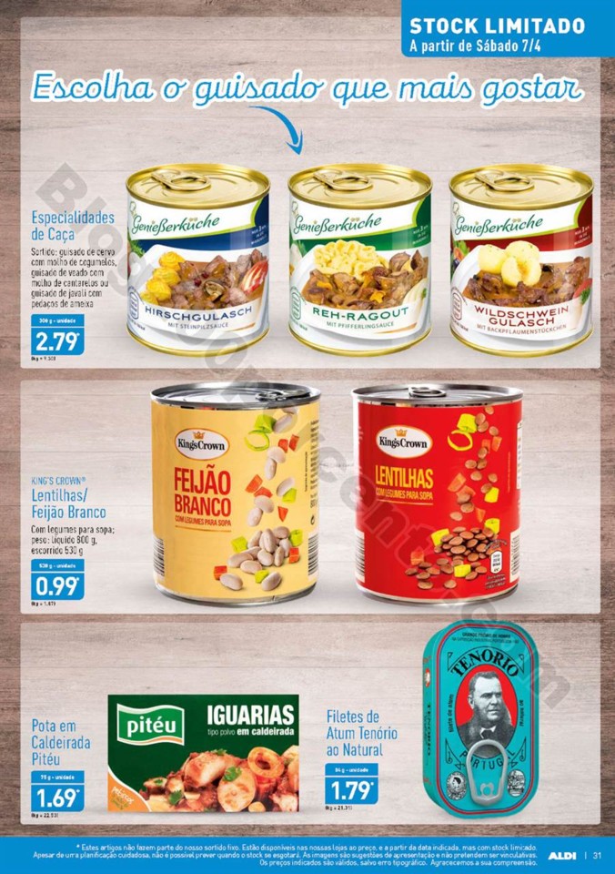 Antevisão Folheto ALDI Promoçõesa partir de 4 a