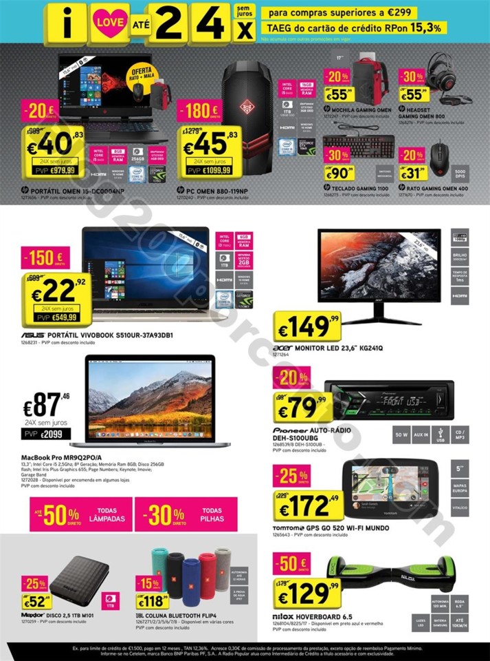 Antevisão folheto RADIO POPULAR Promoções de 16