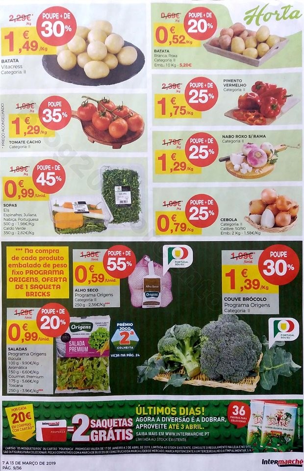 antevisao folheto intermarche promocoes de 7 a 13 
