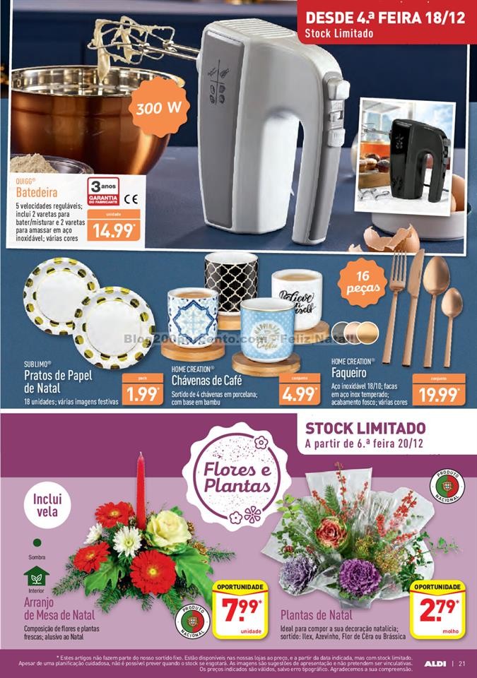 Antevisão Foheto ALDI Promoções a partir de 18 