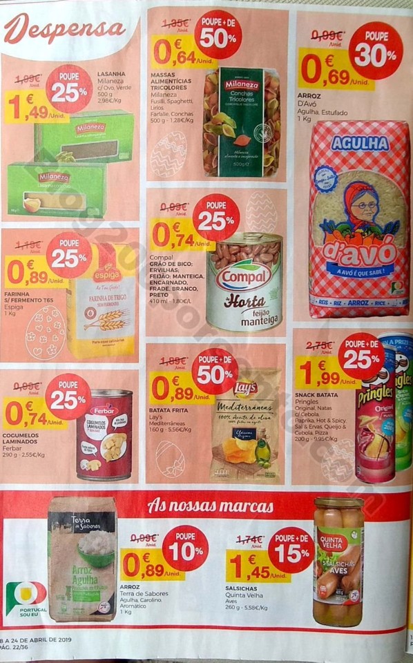 Intermarché Folheto promoções de 18 a 24 abril 