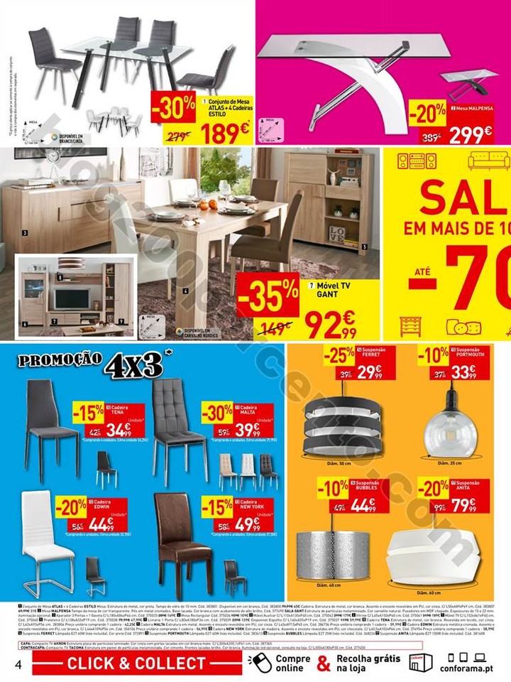 Antevisão Folheto CONFORAMA Saldos Promoções de