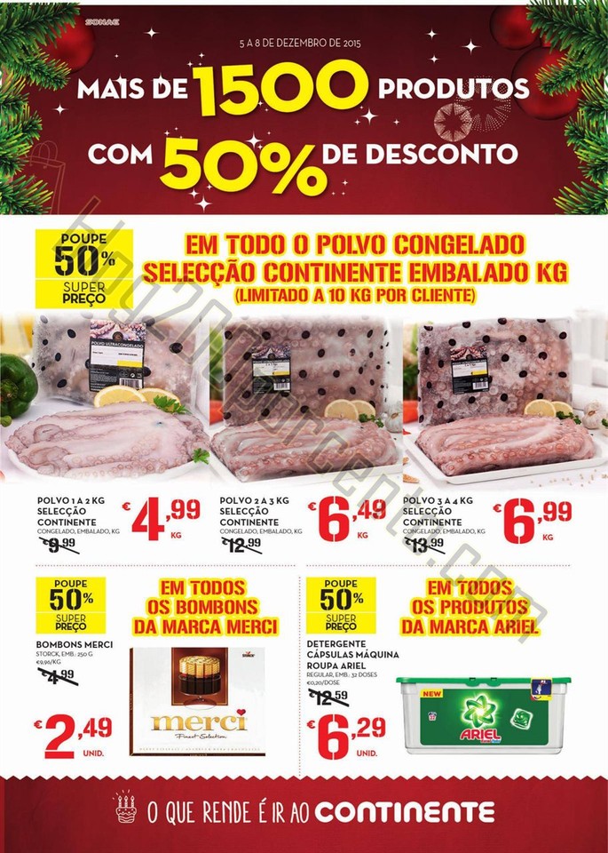 Antevisão Folheto CONTINENTE Fim de semana de 5 a