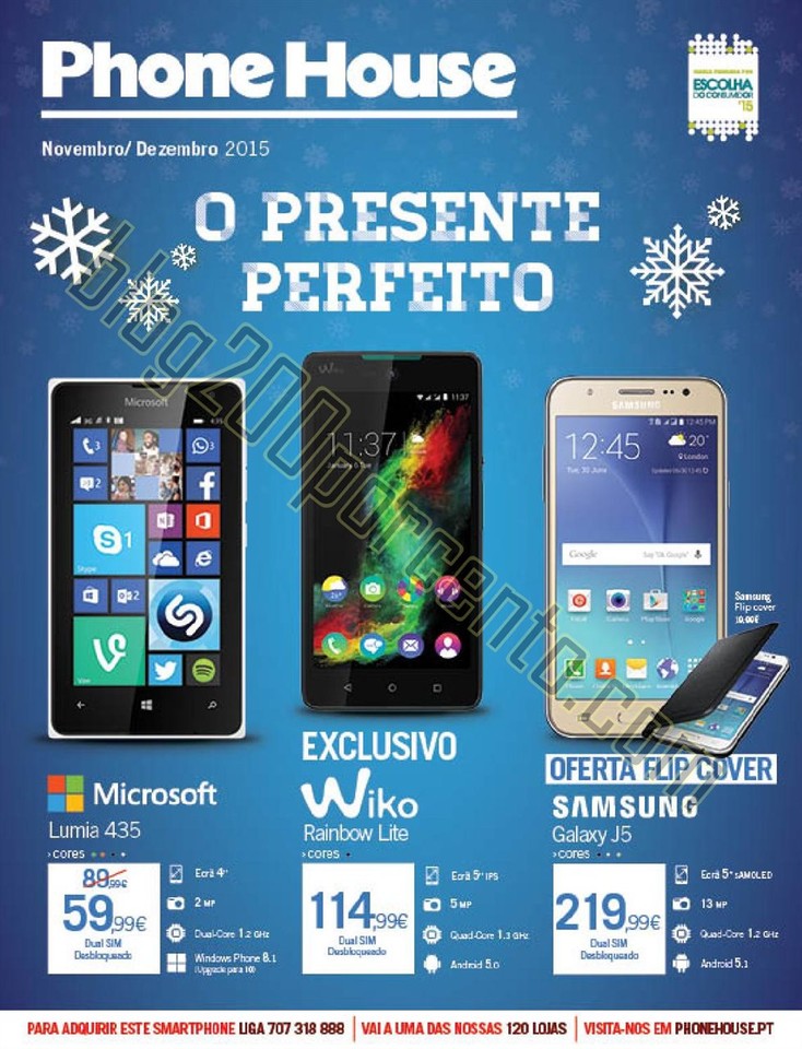 Novo Folheto PHONE HOUSE Natal promoções de 30 n