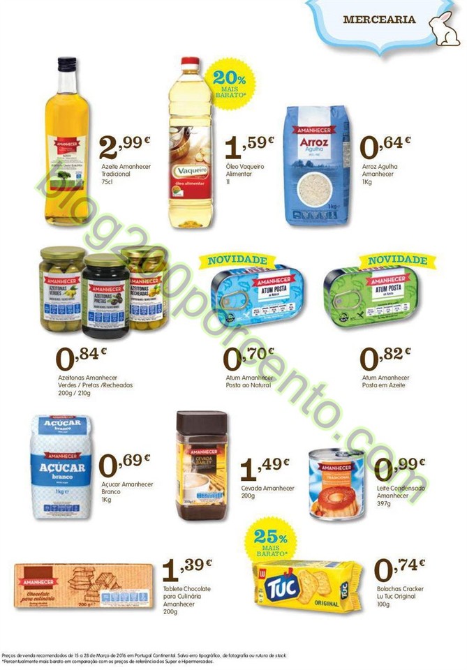 Novo Folheto AMANHECER Promoções de 15 a 28 mar