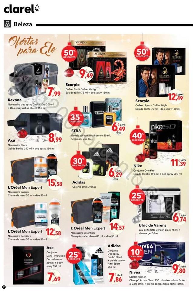 Antevisão Folheto CLAREL Natal promoções de 24 