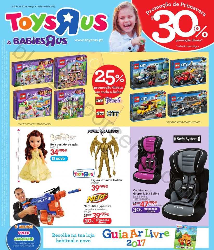 Antevisão Folheto TOYSRUS Promoções de 30 març