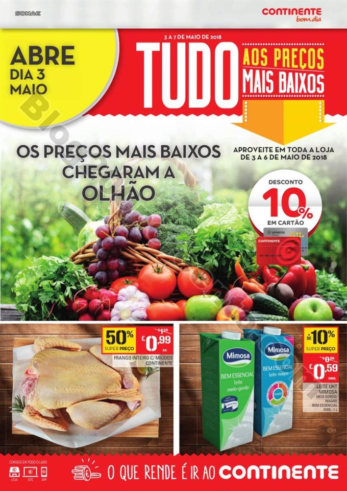 Antevisão Folheto CONTINENTE Aberturas - Olhão p