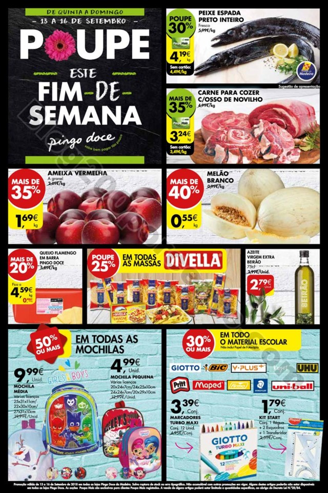 Antevisão Folheto PINGO DOCE Madeira fim de seman